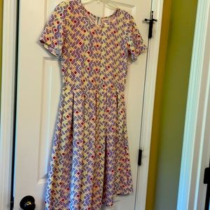 Cutey LulaRoe zippered dress
